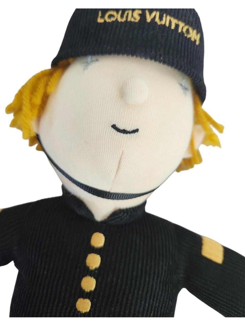 LOUIS VUITTON Bellboy Groom Plush Doll VIP Gift 2013 NWOB W Dust Ruffle Bag - Picture 3 of 9